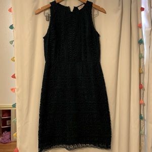 Loft size 4 lace dress, blue